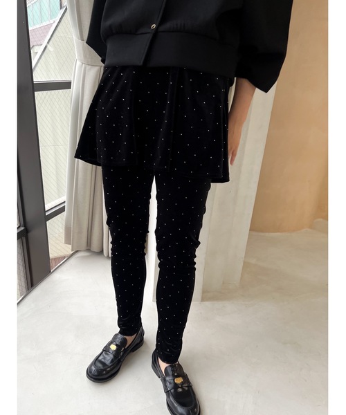 JUMELLE（ジュメロ）の「2set leggings pants（スラックス・レディース・ブラック・FREE）」の15枚目の写真