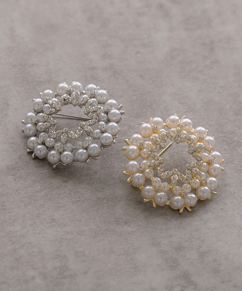 epic day(エピックデイ)の「六芒星パールブローチ(ブローチ/コサージュ・レディース・ゴールド/シルバー・F)」の7枚目の写真