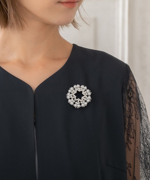 epic day(エピックデイ)の「六芒星パールブローチ(ブローチ/コサージュ・レディース・ゴールド/シルバー・F)」の8枚目の写真