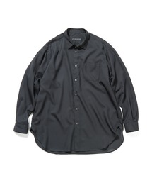 WOOL TWILL BAGGY LONG SHIRT