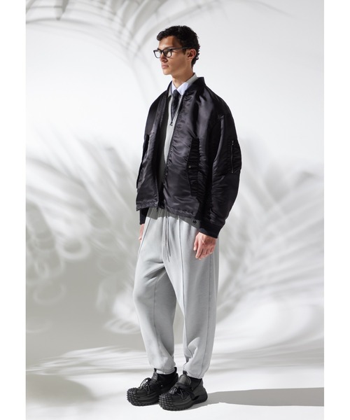 EMPORIO ARMANI（エンポリオアルマーニ）の「【エンポリオ アルマーニ】ジョガーパンツ ソフトタッチジャージー ピンタック（スウェットパンツ・メンズ・ライトグレー/ブラック・LARGE/MEDIUM/SMALL）」の12枚目の写真