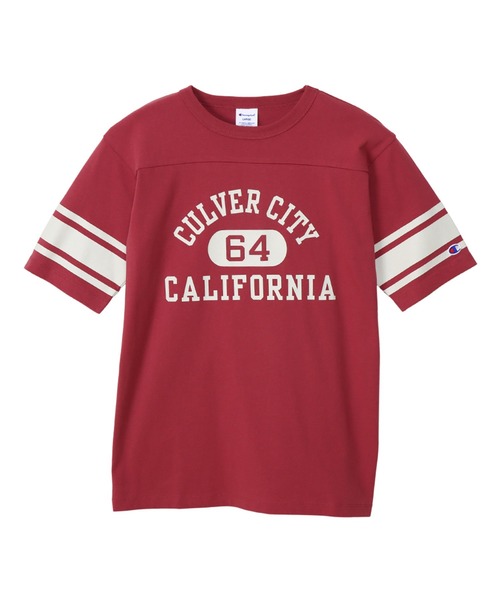 Champion(チャンピオン)の「【Champion/チャンピオン】メンズ ベーシック ショートスリーブTシャツ(Tシャツ/カットソー・メンズ・ホワイト/バーガンディー/グリーン系その他5/グレー・SMALL/MEDIUM/LARGE/X-LARGE)」の1枚目の写真