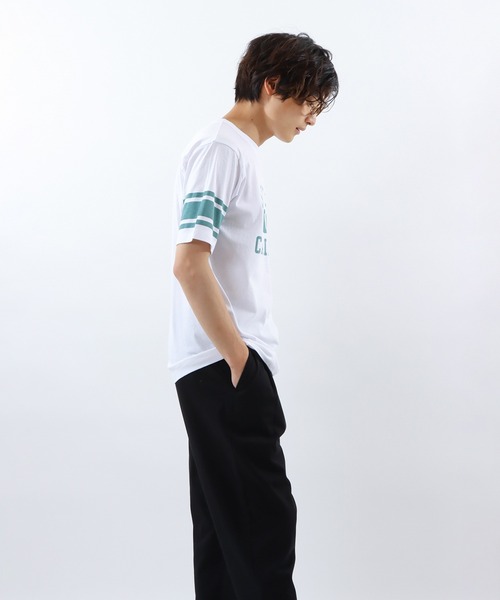Champion(チャンピオン)の「【Champion/チャンピオン】メンズ ベーシック ショートスリーブTシャツ(Tシャツ/カットソー・メンズ・ホワイト/バーガンディー/グリーン系その他5/グレー・SMALL/MEDIUM/LARGE/X-LARGE)」の6枚目の写真