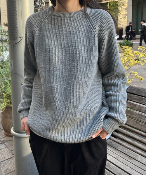 ハク　basemarkニット 衿つきニットプルオーバー/Green Parks（グリーン パークス）のニット