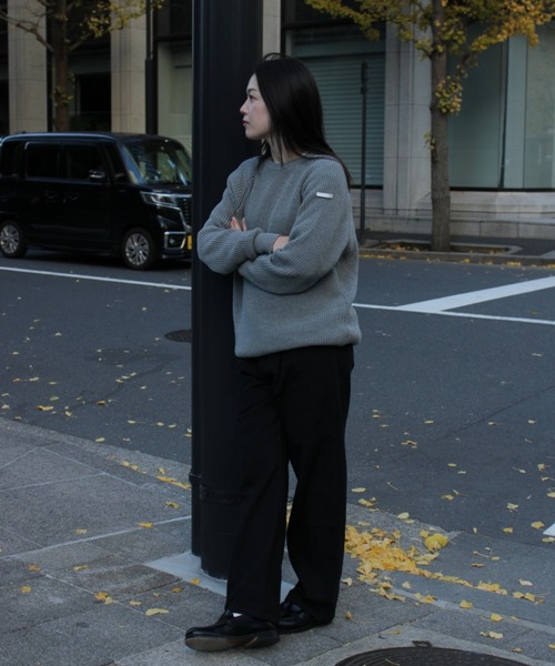 BROKEN BASE（ブロークンベース）の「レザータグ5Gニット（ニット