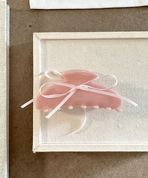 Jasmine Grandiflorum | 【Jasmine】リボンヘアクリップ(バレッタ/ヘアクリップ)