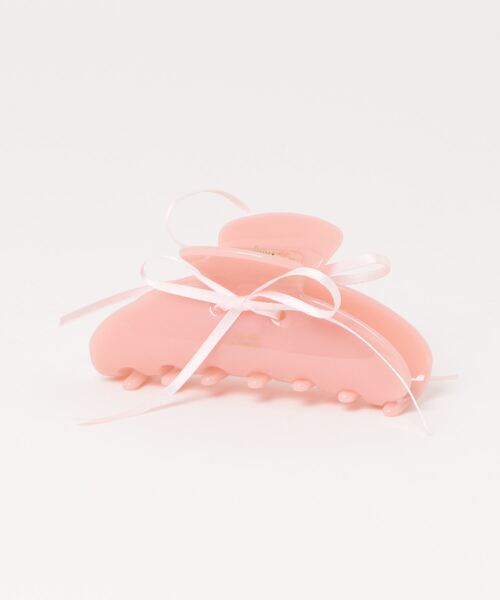 Jasmine Grandiflorum（ジャスミングランディフローラム）の「【Jasmine】リボンヘアクリップ（バレッタ/ヘアクリップ・レディース・オフホワイト/ブルー/ピンク・FREE）」の8枚目の写真