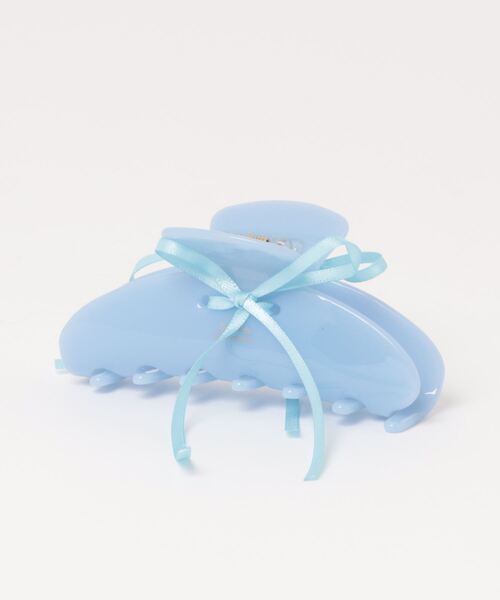 Jasmine Grandiflorum（ジャスミングランディフローラム）の「【Jasmine】リボンヘアクリップ（バレッタ/ヘアクリップ・レディース・オフホワイト/ブルー/ピンク・FREE）」の7枚目の写真