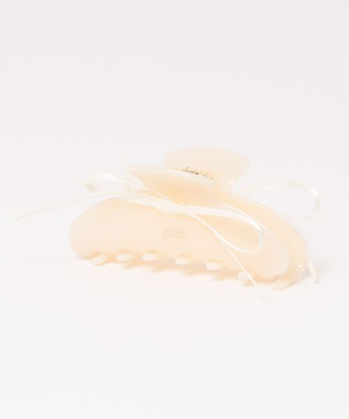 Jasmine Grandiflorum（ジャスミングランディフローラム）の「【Jasmine】リボンヘアクリップ（バレッタ/ヘアクリップ・レディース・オフホワイト/ブルー/ピンク・FREE）」の9枚目の写真