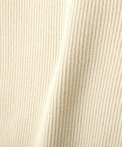 FREE'S MART（フリーズマート）の「◆アシンメトリーボタンディテールリブニット（カーディガン/ボレロ・レディース・ホワイト/ライトグリーン/オレンジ・FREE）」の11枚目の写真