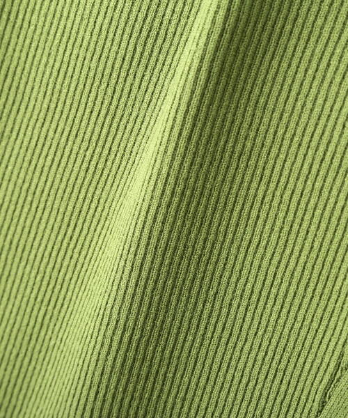 FREE'S MART（フリーズマート）の「◆アシンメトリーボタンディテールリブニット（カーディガン/ボレロ・レディース・ホワイト/ライトグリーン/オレンジ・FREE）」の20枚目の写真