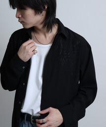Rhinestone shirt / ラインストーンシャツ unisex