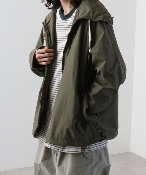 チャレンジャー　ナイロン アノラックパーカー CHALLENGER/NYLON ANORAK JACKET/ブラック - THUMBING ONLOINE