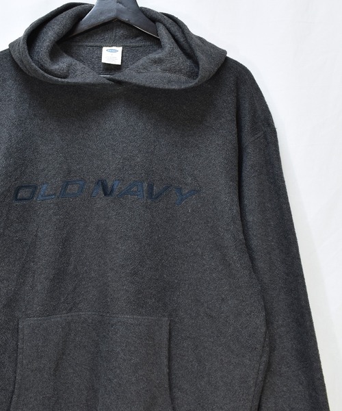 OLD NAVY(オールドネイビー)の「【ヴィンテージ古着】OLD NAVY / オールドネイビー ロゴ刺繍 フリースパーカー(パーカー・メンズ・グレー・LARGE)」の10枚目の写真