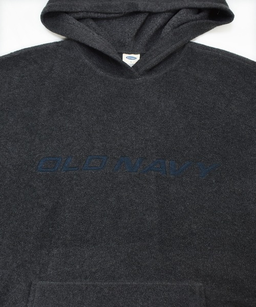 OLD NAVY(オールドネイビー)の「【ヴィンテージ古着】OLD NAVY / オールドネイビー ロゴ刺繍 フリースパーカー(パーカー・メンズ・グレー・LARGE)」の7枚目の写真