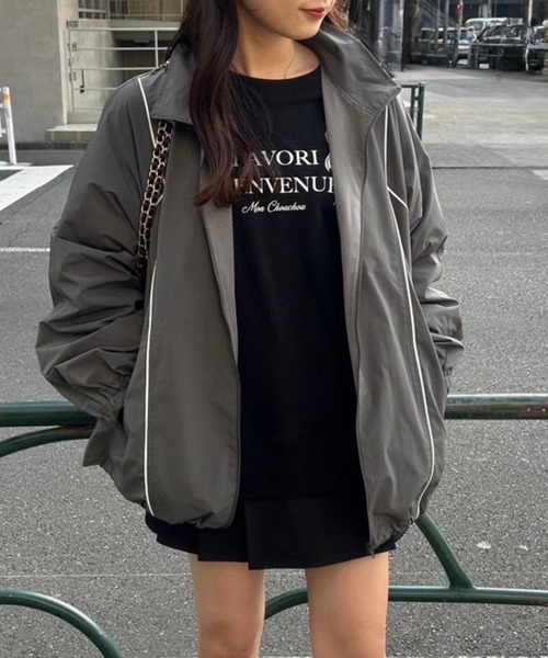 one after another NICE CLAUP(ワンアフターアナザーナイスクラップ)の「アソートプリントスウェット(スウェット・レディース・オフホワイト/ホワイト系その他/杢グレー/ブラック・FREE)」の17枚目の写真