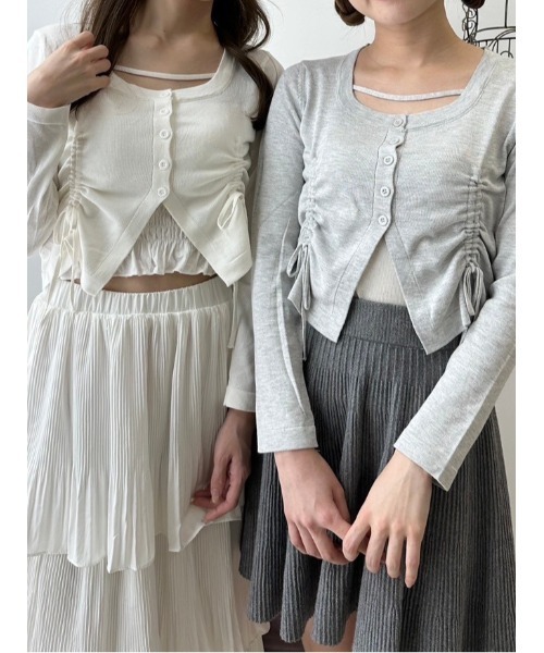 PHILLY（フィリー）の「サイドドロストデザイントップス（Tシャツ/カットソー・レディース・ブラック/グレー/ホワイト・FREE）」の4枚目の写真