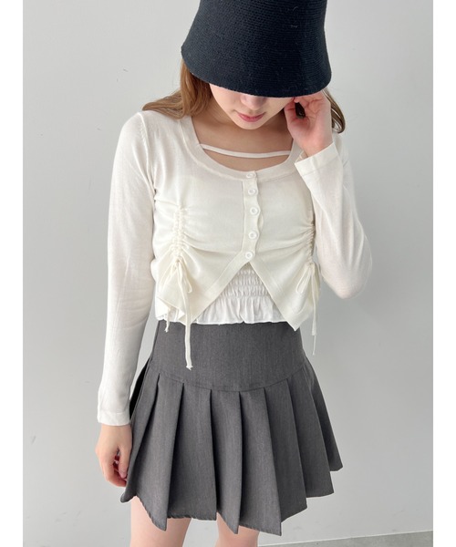 PHILLY（フィリー）の「サイドドロストデザイントップス（Tシャツ/カットソー・レディース・ブラック/グレー/ホワイト・FREE）」の12枚目の写真