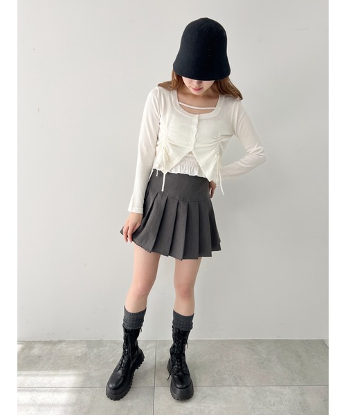 PHILLY（フィリー）の「サイドドロストデザイントップス（Tシャツ/カットソー・レディース・ブラック/グレー/ホワイト・FREE）」の11枚目の写真