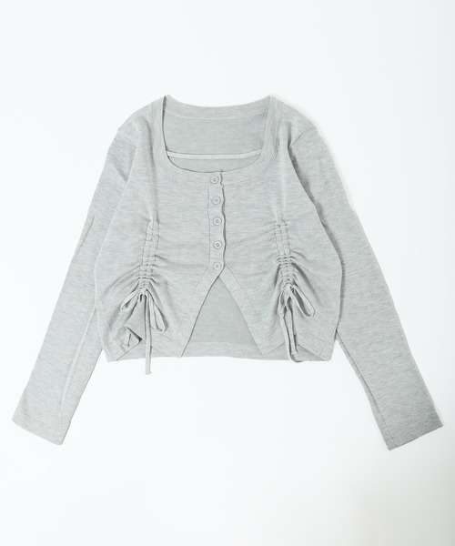 PHILLY（フィリー）の「サイドドロストデザイントップス（Tシャツ/カットソー・レディース・ブラック/グレー/ホワイト・FREE）」の19枚目の写真