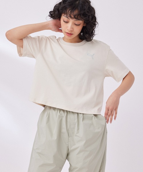 PUMA（プーマ）の「【PUMA】MOTION MX ショートスリーブTシャツ（Tシャツ/カットソー・レディース・ホワイト/ブラック・M）」の16枚目の写真