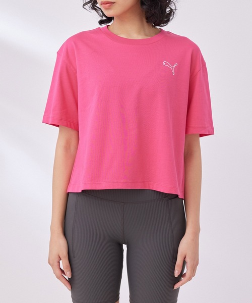 PUMA（プーマ）の「【PUMA】MOTION MX ショートスリーブTシャツ（Tシャツ/カットソー・レディース・ホワイト/ブラック・M）」の4枚目の写真