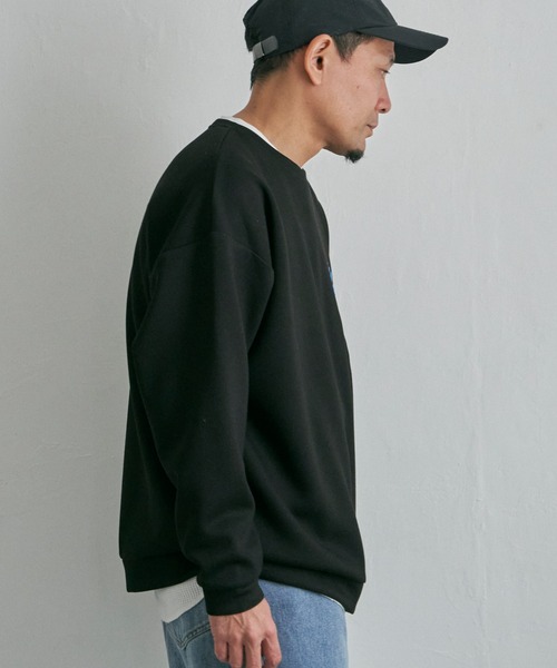 【セール】ランダムフラワー刺繍クルーネック(スウェット)|NO NEED(ノーニード) 【セール】ランダムフラワー刺繍クルーネック(スウェット)|NO NEED(ノーニード)