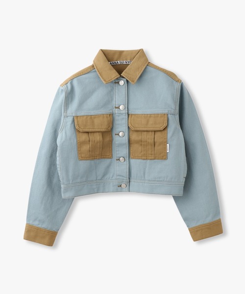 ANNA SUI NYC（アナ スイ エヌ ワイ シー）の「ANNA SUI NYC ツートーンツイルジャケット（その他アウター・レディース・パープル/ブルー/ブラック・S）」の10枚目の写真