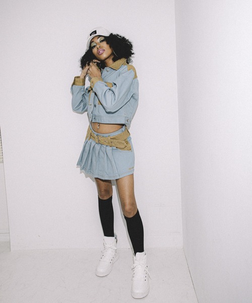 ANNA SUI NYC（アナ スイ エヌ ワイ シー）の「ANNA SUI NYC ツートーンツイルジャケット（その他アウター・レディース・パープル/ブルー/ブラック・S）」の19枚目の写真