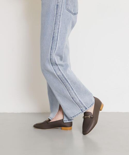 SENSE OF PLACE by URBAN RESEARCH(センスオブプレイスバイアーバンリサーチ)の「サイドフリンジデニム(デニムパンツ・レディース・インディゴブルー/ブラック/ライトブルー・SMALL/MEDIUM)」の8枚目の写真