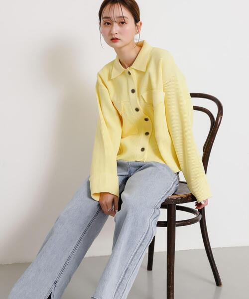 SENSE OF PLACE by URBAN RESEARCH(センスオブプレイスバイアーバンリサーチ)の「サイドフリンジデニム(デニムパンツ・レディース・インディゴブルー/ブラック/ライトブルー・SMALL/MEDIUM)」の14枚目の写真