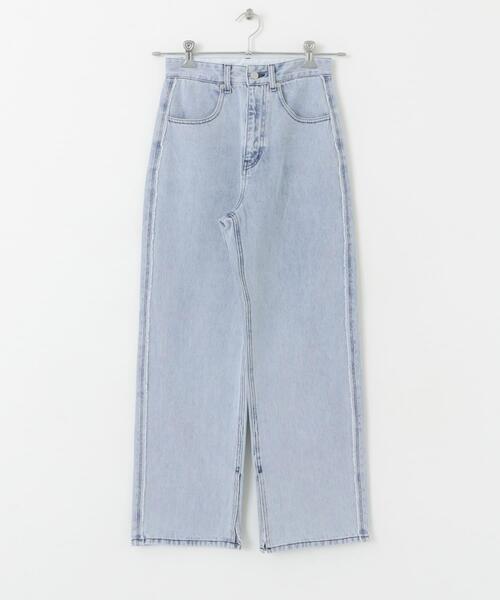 SENSE OF PLACE by URBAN RESEARCH(センスオブプレイスバイアーバンリサーチ)の「サイドフリンジデニム(デニムパンツ・レディース・インディゴブルー/ブラック/ライトブルー・SMALL/MEDIUM)」の19枚目の写真