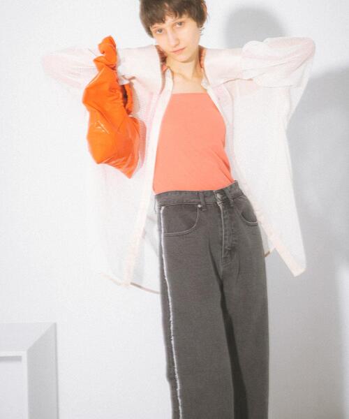 SENSE OF PLACE by URBAN RESEARCH(センスオブプレイスバイアーバンリサーチ)の「サイドフリンジデニム(デニムパンツ・レディース・インディゴブルー/ブラック/ライトブルー・SMALL/MEDIUM)」の22枚目の写真