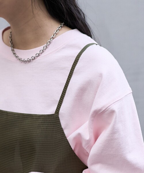 FREAK'S STORE(フリークスストア)の「シアーリップ マキシ 2WAY ワンピース(ワンピース・レディース・オリーブ/ブラック・フリ-)」の7枚目の写真