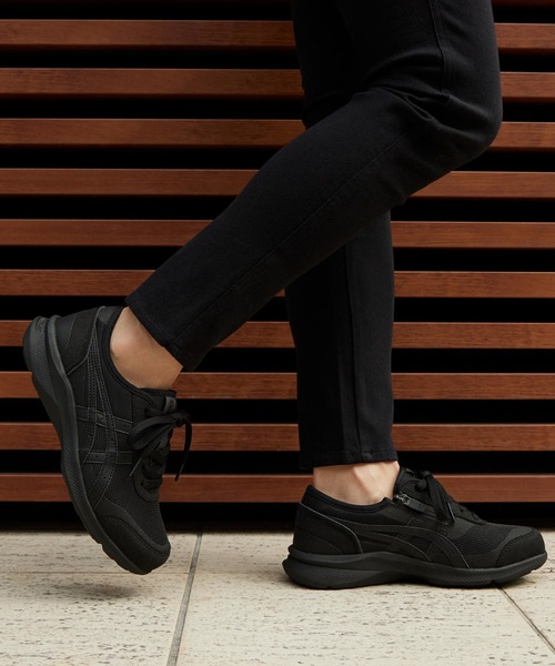ASICS WALKING(アシックスウォーキング)の「HADASHIWALKER ハダシウォーカー レディース 3E相当(スニーカー・レディース・ブラック×ブラック・22.5cm/23.0cm/23.5cm/24.0cm/24.5cm)」の3枚目の写真