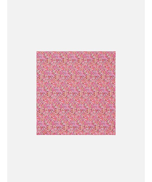 AIGLE(エーグル)の「オーガニックコットン リバティプリント スカーフ 母の日(バンダナ/スカーフ・レディース・レッド/イエロー・FREE)」の5枚目の写真