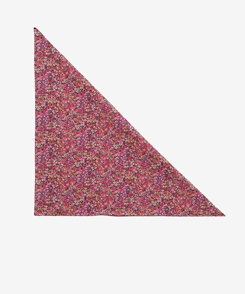 AIGLE(エーグル)の「オーガニックコットン リバティプリント スカーフ 母の日(バンダナ/スカーフ・レディース・レッド/イエロー・FREE)」の8枚目の写真