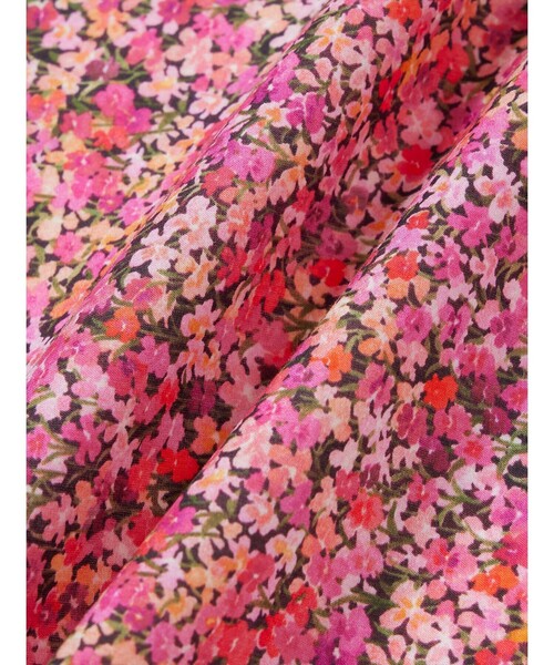 AIGLE(エーグル)の「オーガニックコットン リバティプリント スカーフ 母の日(バンダナ/スカーフ・レディース・レッド/イエロー・FREE)」の11枚目の写真