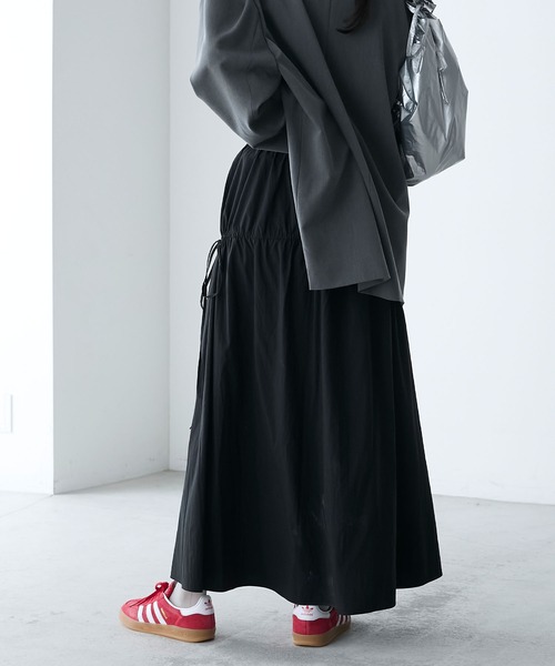 forksy.】ドロストアシンメトリーフリルスカート（スカート）｜forksy