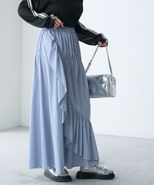 MARNI アシンメトリー フリル スカート 38 MARNI アシンメトリー フリル スカート 38 MARNI アシンメトリー