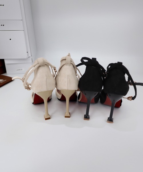 Miniministore(ミニミニストア)の「セパレートパンプス アンクルストラップ(パンプス・レディース・ベージュ系2/ブラック系1/ブラック系2/ベージュ系1・22.5cm/24.5cm/23.5cm/23.0cm/24.0cm)」の6枚目の写真