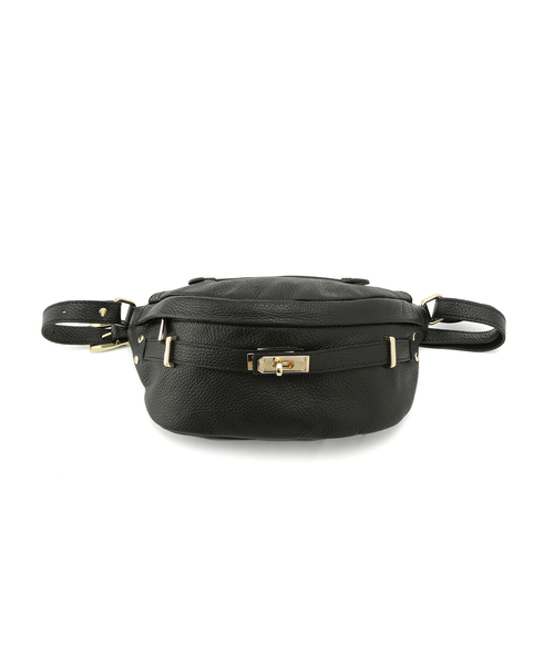 SALON adam et rope'（サロン アダム エ ロペ）の「[追加]【AULENTTI（オーレンティ）】ボディバッグ2（ボディバッグ/ウエストポーチ・レディース・ブラック/ベージュ系その他・FREE）」の12枚目の写真