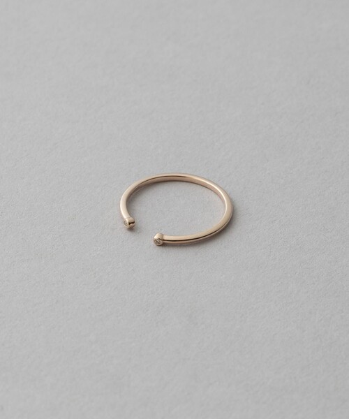 [レイヤード] K10MPG ダイヤモンド リング（リング）｜ete（エテ）