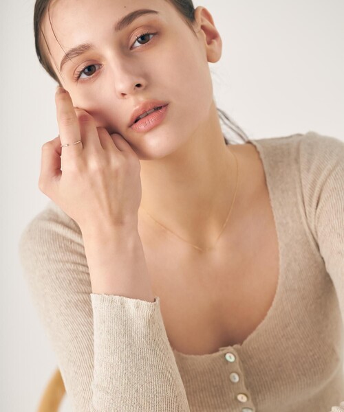 [レイヤード] K10MPG ダイヤモンド リング（リング）｜ete（エテ）