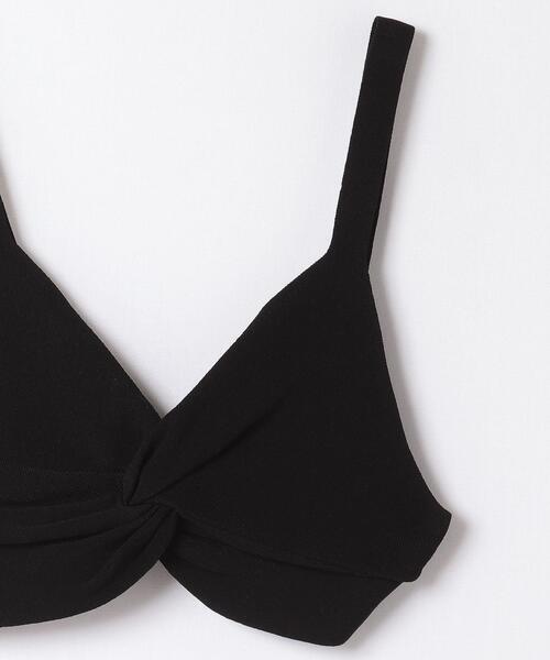 LANVIN en Bleu（ランバンオンブルー）の「ノットディティールニットビスチェ（Tシャツ/カットソー・レディース・ブラック・38）」の3枚目の写真