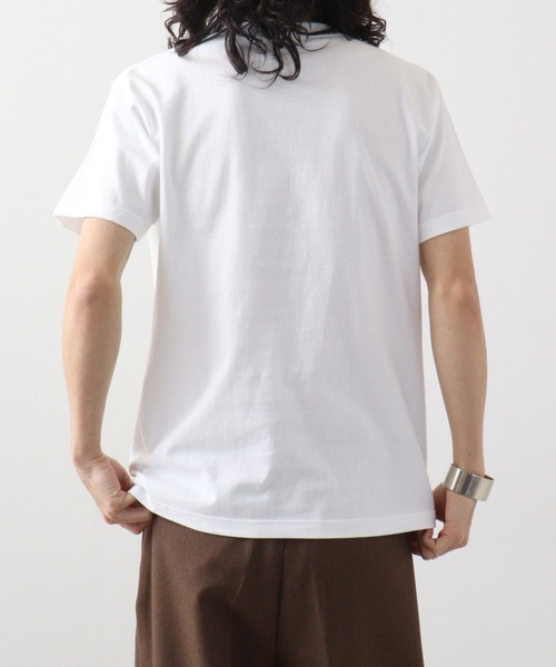 RGY(アールジーワイ)の「RGY AMOUR 花柄プリントTシャツ(Tシャツ/カットソー・メンズ・ホワイト/ブラック・F)」の11枚目の写真