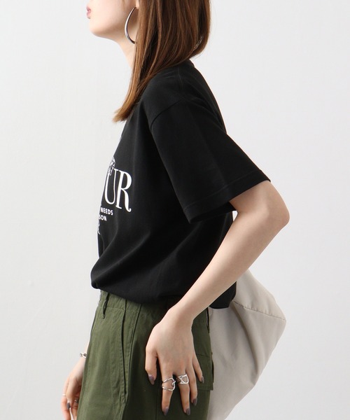 RGY(アールジーワイ)の「RGY AMOUR 花柄プリントTシャツ(Tシャツ/カットソー・メンズ・ホワイト/ブラック・F)」の15枚目の写真