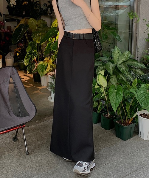 aimoha(アイモハ)の「ベルト付きロング丈スカート(スカート・レディース・ブラック・SMALL/MEDIUM/LARGE/X-LARGE)」の13枚目の写真