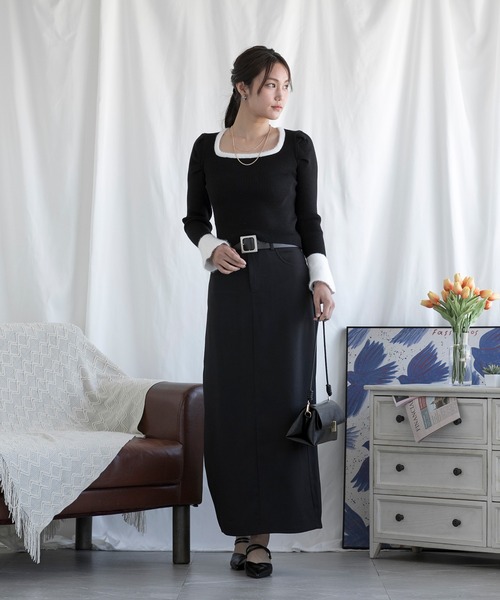 aimoha(アイモハ)の「ベルト付きロング丈スカート(スカート・レディース・ブラック・SMALL/MEDIUM/LARGE/X-LARGE)」の20枚目の写真