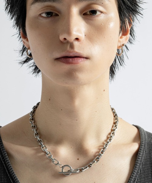 PLAN To（プラントゥ）の「Surgical Stainless Wide Chain Necklace - サージカルステンレスワイドチェーンネックレス（ネックレス・メンズ・シルバー/シルバー系その他/シルバー系その他2・FREE）」の14枚目の写真